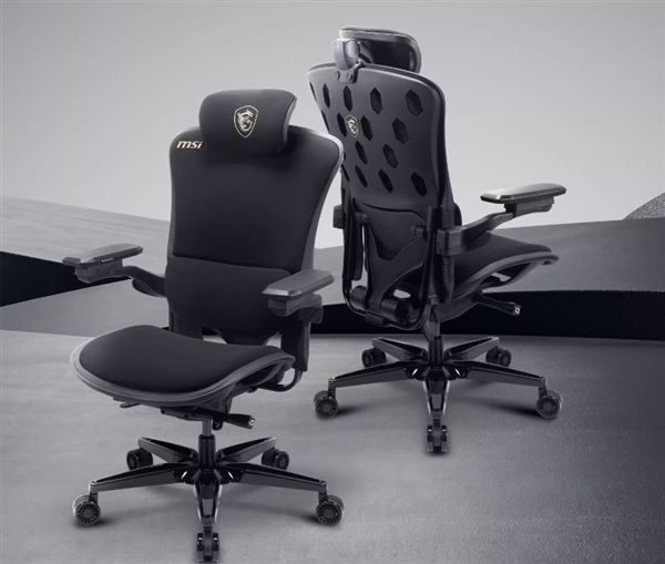 2499元：人体工学设计 4D可调节扶手瓦力棋牌试玩微星MAG A10电竞椅首发(图2)